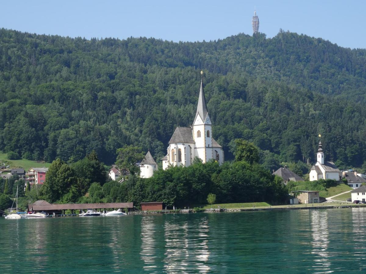 Ferienwohnung Schellander Privatstrand Фельден-ам-Вёртер-Зе Экстерьер фото