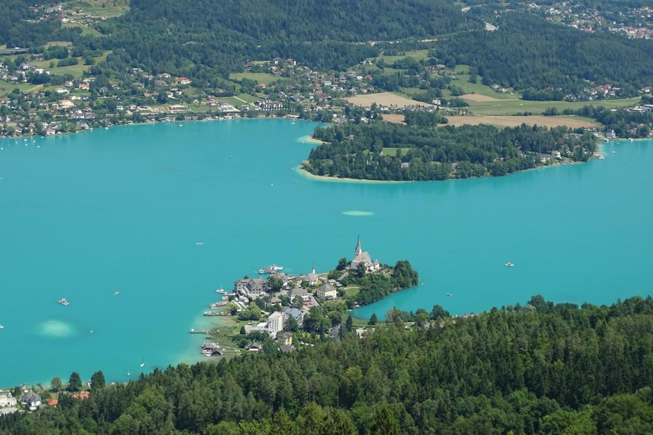 Ferienwohnung Schellander Privatstrand Фельден-ам-Вёртер-Зе Экстерьер фото
