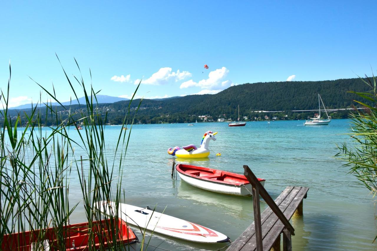 Ferienwohnung Schellander Privatstrand Фельден-ам-Вёртер-Зе Экстерьер фото